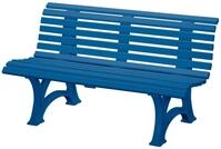 Blome-Tillmann Gartenbank "Neptun/Helgoland" Kunststoffgestell blau