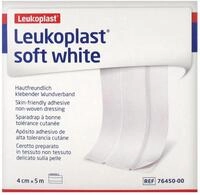 LEUKOPLAST soft white Pflaster 4 cmx5 m Rolle