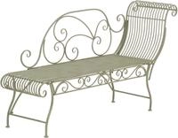 CLP Gartenbank Karma, romantische Recamiere im Jugendstil mit ornamentalen