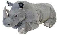 Wild Republic 19330 Jumbo Pl&uuml;sch Nashorn Rhinozeros, gro&szlig;es Kuscheltier,