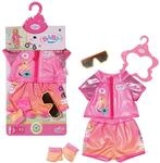 BABY born Fahrrad-Kleidung mit Brille und Handschuhen f&uuml;r 43 cm Puppen, 835876...
