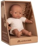 Miniland Dolls: lateinamerikanische Babypuppe, 32 cm, mit weichem Stoffk&ouml;rper, in