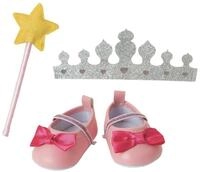 Heless 430 - Puppenzubeh&ouml;r im Design Prinzessin Lillifee, 3-teiliges Accessoire Set