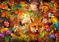 Schmidt 59795 Bl&uuml;ten, Fell und Federn, 1000 Teile Puzzle