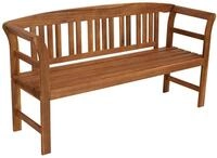 DEGAMO Landhausbank Gartenbank Rosario aus Akazienholz ge&ouml;lt, 3-sitzig 157cm,