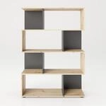 phoenix group Regal SHELFY mit 8 F&auml;chern, Artisan Eiche mit Grau