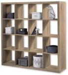 STYLE Modernes W&uuml;rfelregal Eiche Sonoma Optik, ideal f&uuml;r Faltboxen - Praktisches