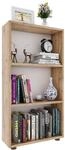VCM Holzregal stehend | platzsparender B&uuml;cherregal | Ma&szlig;e ca. H. 108 x B. 56 x T.