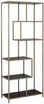 AC Design Furniture J&ouml;rn Asymmetrisches B&uuml;cherregal mit 5 Ablagen, H: 185 x...