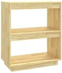 vidaXL Massivholz Kiefer B&uuml;cherregal Raumteiler Standregal Aktenregal Wandregal