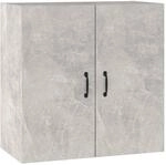 vidaXL Wandschrank Betongrau 60x31x60 cm Holzwerkstoff