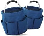 Maximex Reinigungs Caddy, 2er Set, Putztasche mit 6 Au&szlig;enf&auml;chern, 16 l Hauptfach,