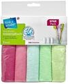 flink & sauber Mikrofaser Universaltuch Spar Pack 1 x 5 St&uuml;ck zur Reinigung...