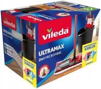 Vileda Ultramax BOX + T&uuml;cher Viledy Reinigungssatz Quetscheimer, Wischmopp und