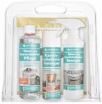 HOTREGA Kaminscheibenreiniger 300ml, Natur- und Specksteinofen-Reiniger 500ml +
