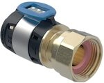 Geberit FlowFit &Uuml;bergang mit &Uuml;berwurfmutter, 20 mm x 1/2"