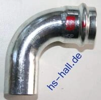 Viega 1116.1 &ndash; Kurve 90 Grad Prestabo 1116.1 Durchmesser 15 mm Stahl