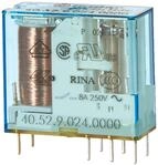 finder Steck/Printrelais 24 V DC, 2 W, 8 A, 1 St&uuml;ck, 40.52.9.024.0000 Schwarz