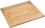 KESPER | Buffetplatte/Herdabdeckplatte mit Einbrand, Material: Bambus, Ma&szlig;e: 56 x 50