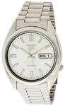 Seiko Herren-Armbanduhr XL Analog Automatik Edelstahl SNXS73K M Silber-grau