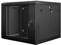 LANBERG 9U 600 x 600 x 501 Auto montiert, 19 Zoll bis 60 kg, Schwarz