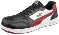 PUMA Safety FRONTCOURT BLK WHT RED Low Sicherheitsschuh schwarz-wei&szlig;-rot Gr. 43