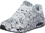 Skechers Herren Vexx: UNO-Process Sketch Sneaker, Wei&szlig;/Schwarz, 42 EU