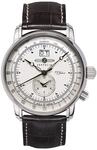 Zeppelin 100 Years Herren Uhr analog Quarzwerk mit Leder Armband 7640-1