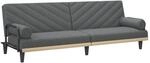 vidaXL Schlafsofa mit Armlehnen, Sofa mit verstellbaren R&uuml;ckenlehnen, Couch...