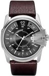 Diesel Herrenuhr Master Chief, Dreizeigeruhrwerk, 46mm Silber / Stahl