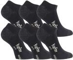 TippTexx 24 3 Paar softige Bambus Sneakersocken mit Kupferfaser (Geruchskiller) und