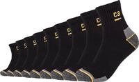 Camano Unisex Arbeitskurzsocken 9er Pack 47/49 black