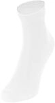 JAKO Unisex Freizeitsocken kurz 3er-Pack, Wei&szlig;, 39-42