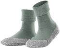 FALKE Stoppersocken Cosyshoe W Hp Wolle rutschhemmende Noppen 1 Paar, Gr&uuml;n