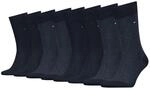 Tommy Hilfiger 4 Paar Herren Socken Businesssocken Birdseye, Farbe:Blau, Artikel:-001