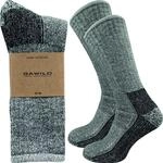 GAWILO Herren Thermosocken (2er-Pack) | extra warm & dick mit Merinowolle 