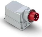 PCE 545-6 CEE-Wandger&auml;testecker 125A 5p 6h IP67 Power Twist I Industrieller CEE