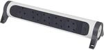 LEGRAND, Drehbare Steckdosenleiste, 5-fach Steckdose, Mehrfachsteckdose, Wand- oder