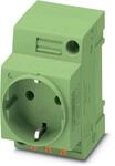 PHOENIX CONTACT EO-CF/PT/LED/GN Steckdose, Steckgesicht Typ CE,