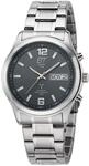 ETT Eco Tech Time Funk Solar Herren Uhr Analog mit Edelstahl Armband EGS-11247-22M