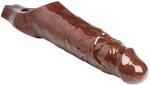 Really Ample Penis Enhancer Sheath- Brown