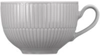 Seltmann Weiden Amina Silbergrau Milchkaffeetasse, 350 ml, Cappuccinotasse mit