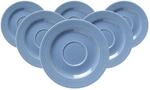 Ritzenhoff & Breker Levi Kaffeeuntertassen 6er Set, 15 cm, Runde Untertassen mit