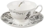 V&A Alice im Wunderland Teetasse und Untertasse, 210 ml (7 fl oz), wei&szlig;