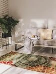benuta Nest In- & Outdoor Teppich Artis - Beige/Multicolor 80x250 cm -