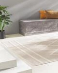 benuta Nest In- & Outdoor Teppich Bonte - Creme 200x290 cm - Strapazierf&auml;hig &