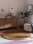 benuta Pure Sisalteppich Greta - Hellbraun 150x150 cm Rund - 100% Sisal - Rund & im