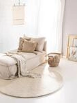 benuta Pure Wollteppich Berber - 100% Wolle - Rund & im Style: Berber,Traditionell,