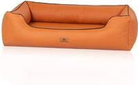 Knuffelwuff orthop&auml;disches Hundebett aus Kunstleder Lovelock M-L 85 x 63cm Rusty -