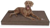 Knuffelwuff orthop&auml;dische Hundematte Palomino aus Laser-gestepptem Kunstleder L 80 x